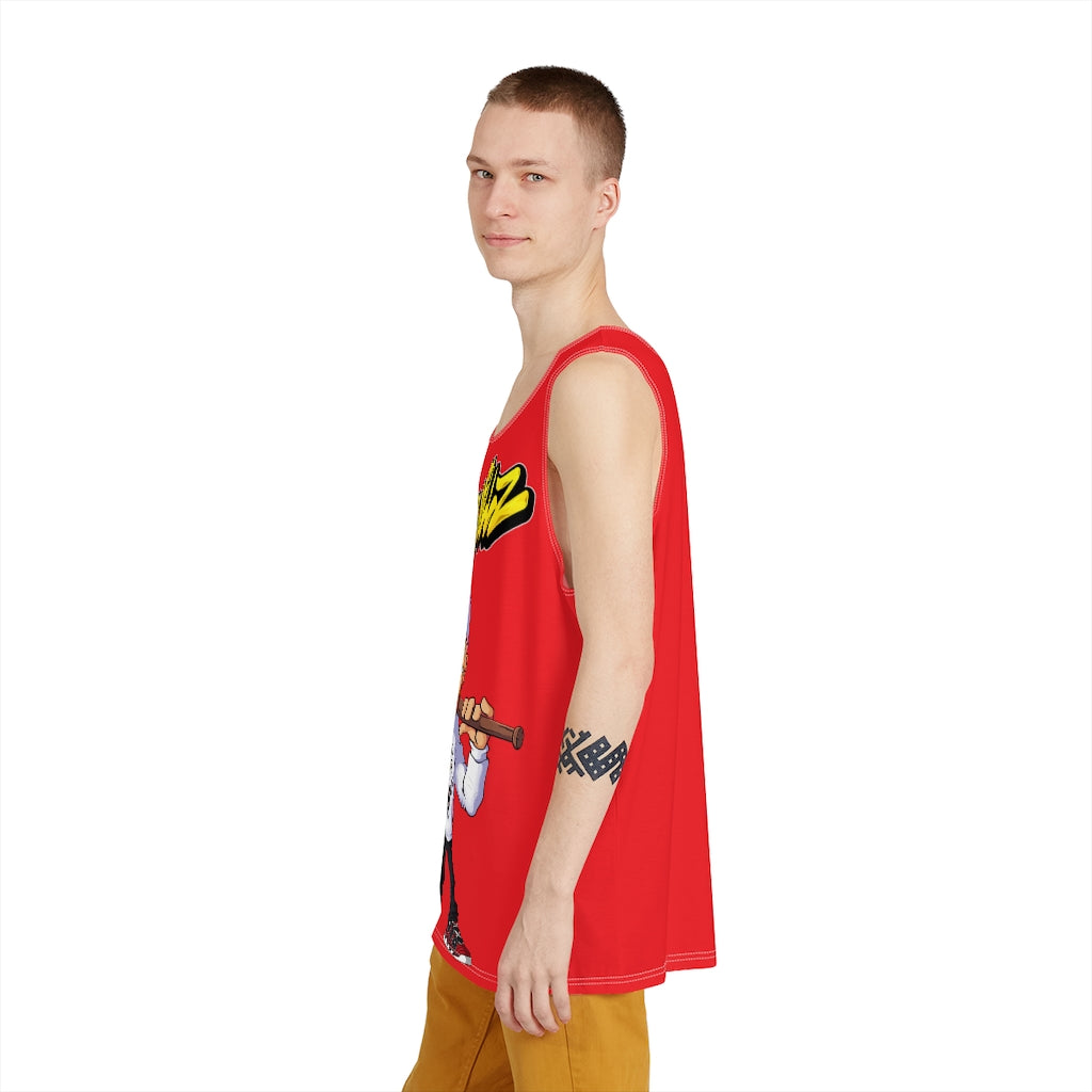 Nine Millz Middle Finger tank top (Yellow font)