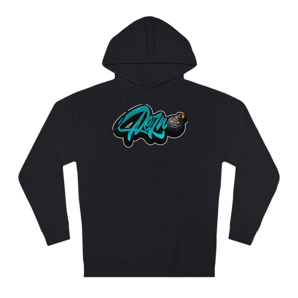 Official Rezno Blue Logo Hoodie (Front/Back)