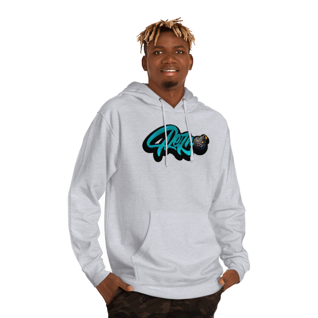 Official Rezno Blue Logo Hoodie (Front/Back)