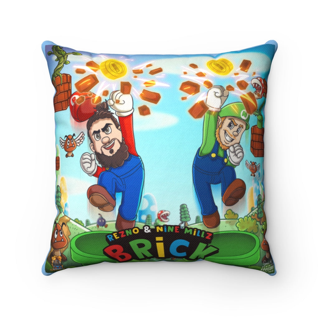 Nine Millz & Rezno "Brick" Cover Pillow