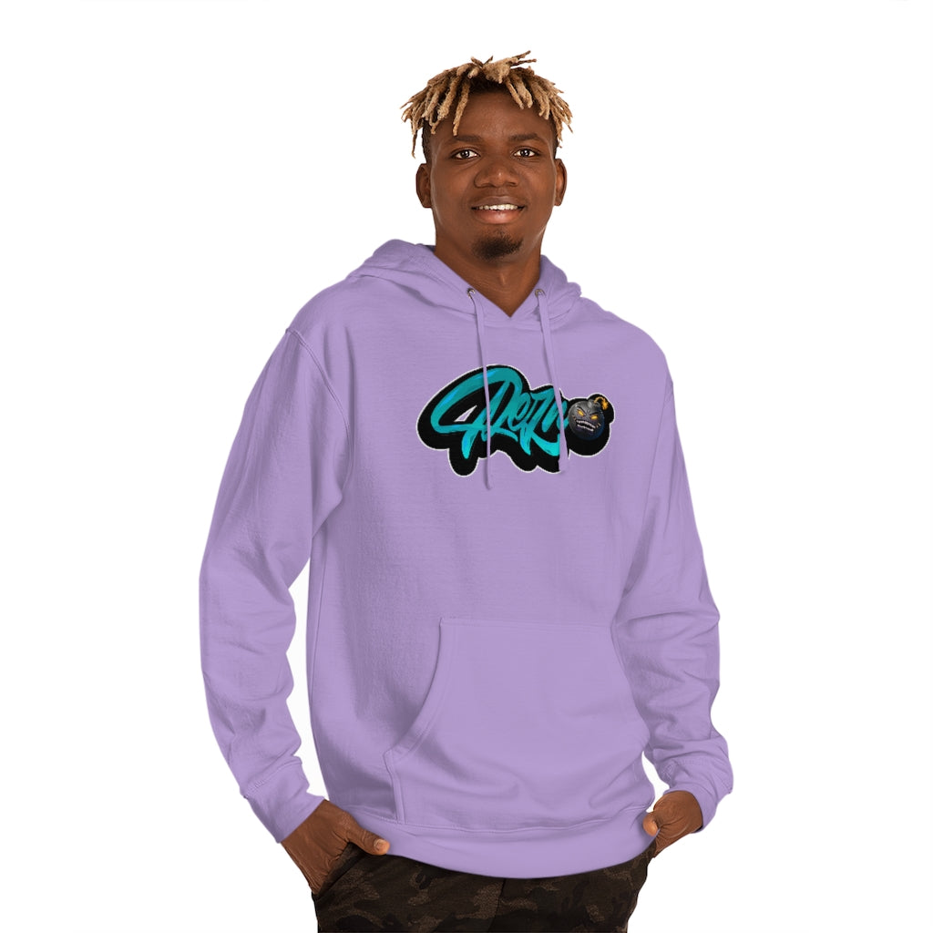 Official Rezno Blue Logo Hoodie (Front/Back)
