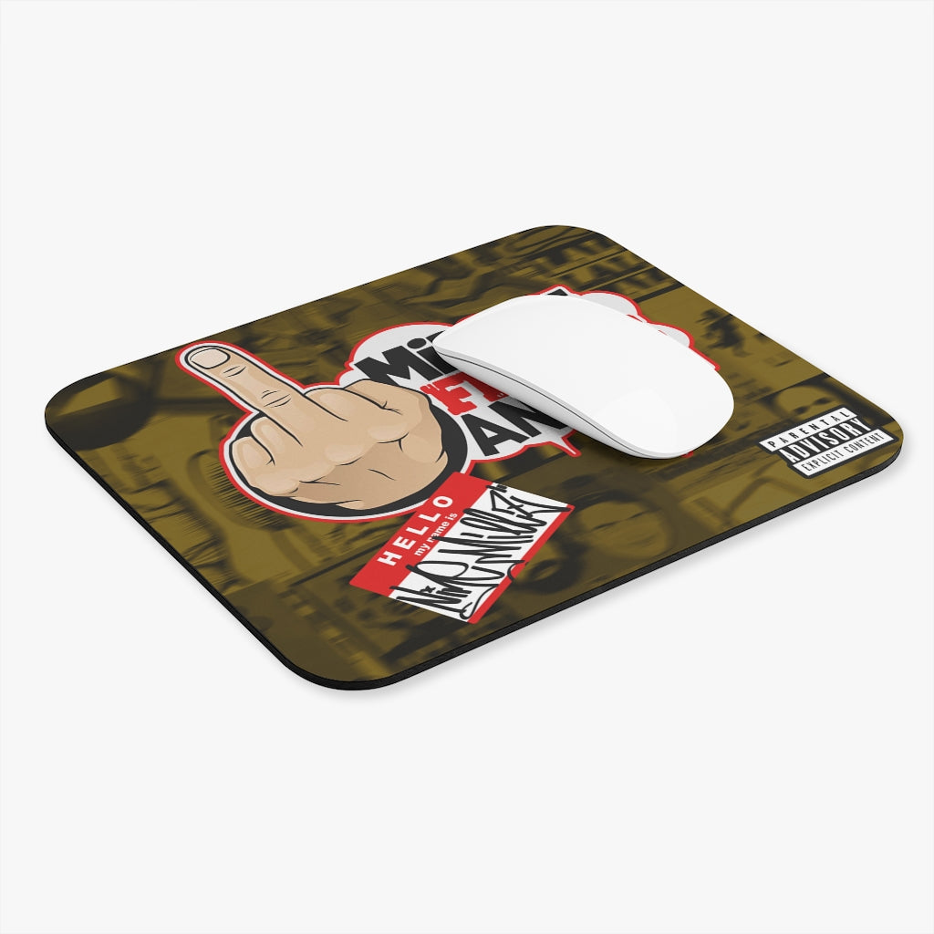 Defiant Heir Mouse Pad (Middle Finger Anthem Cover)