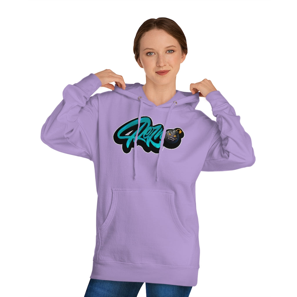 Official Rezno Blue Logo Hoodie (Front/Back)