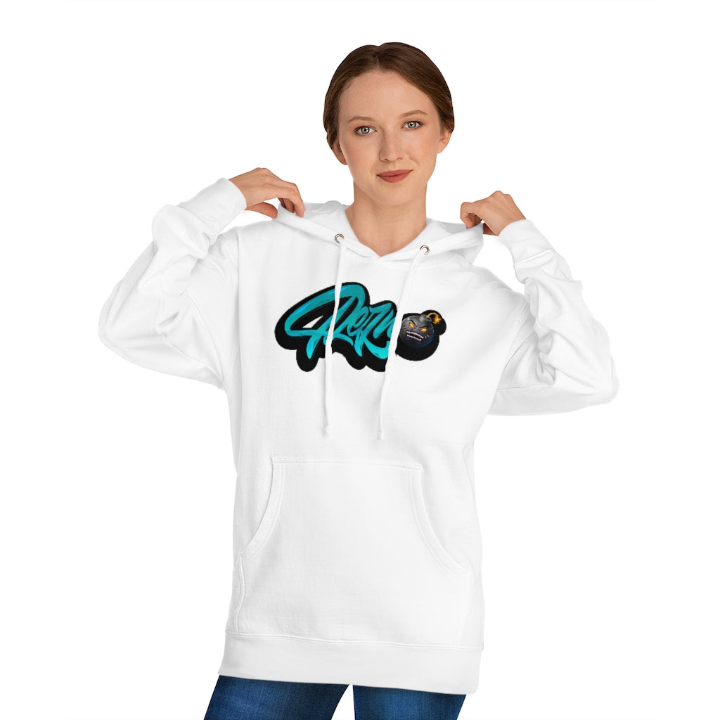 Official Rezno Blue Logo Hoodie (Front/Back)