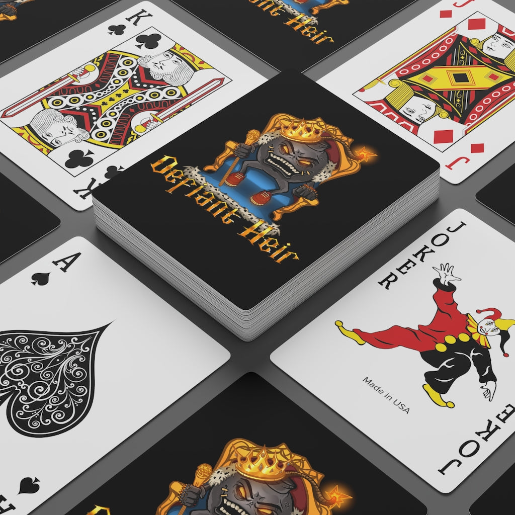 Defiant Heir Poker Card Deck (Official LOGO)