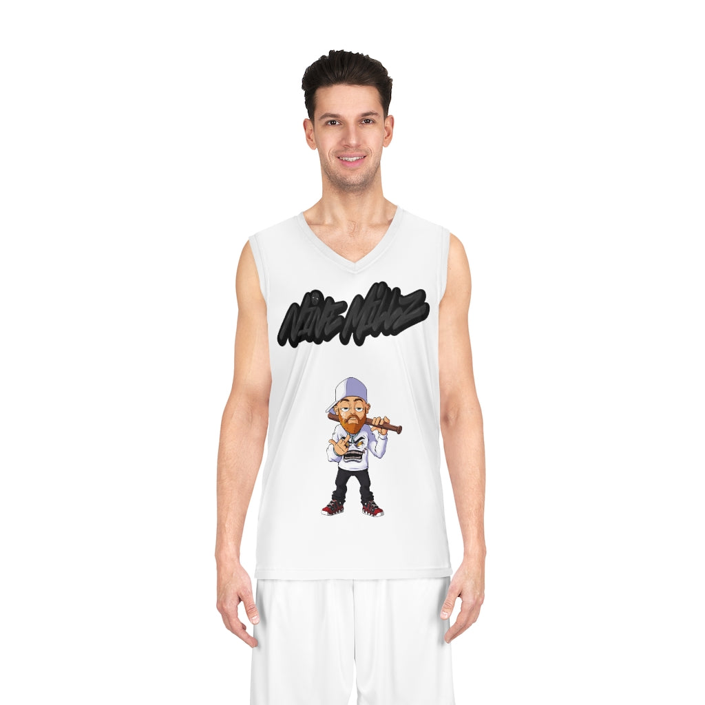 Nine Millz MF Basketball Jersey (Smokey Font)