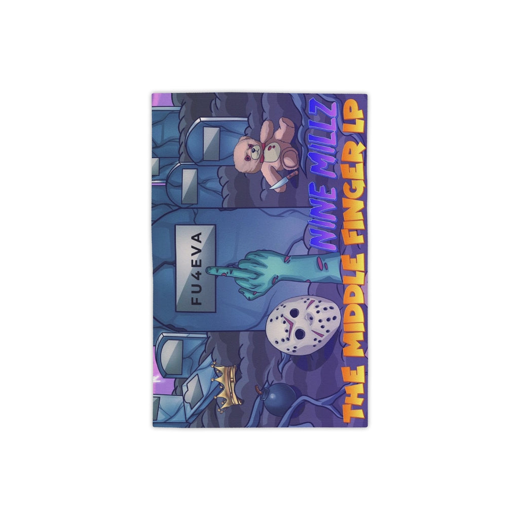 Middle Finger Lp Beach Towel