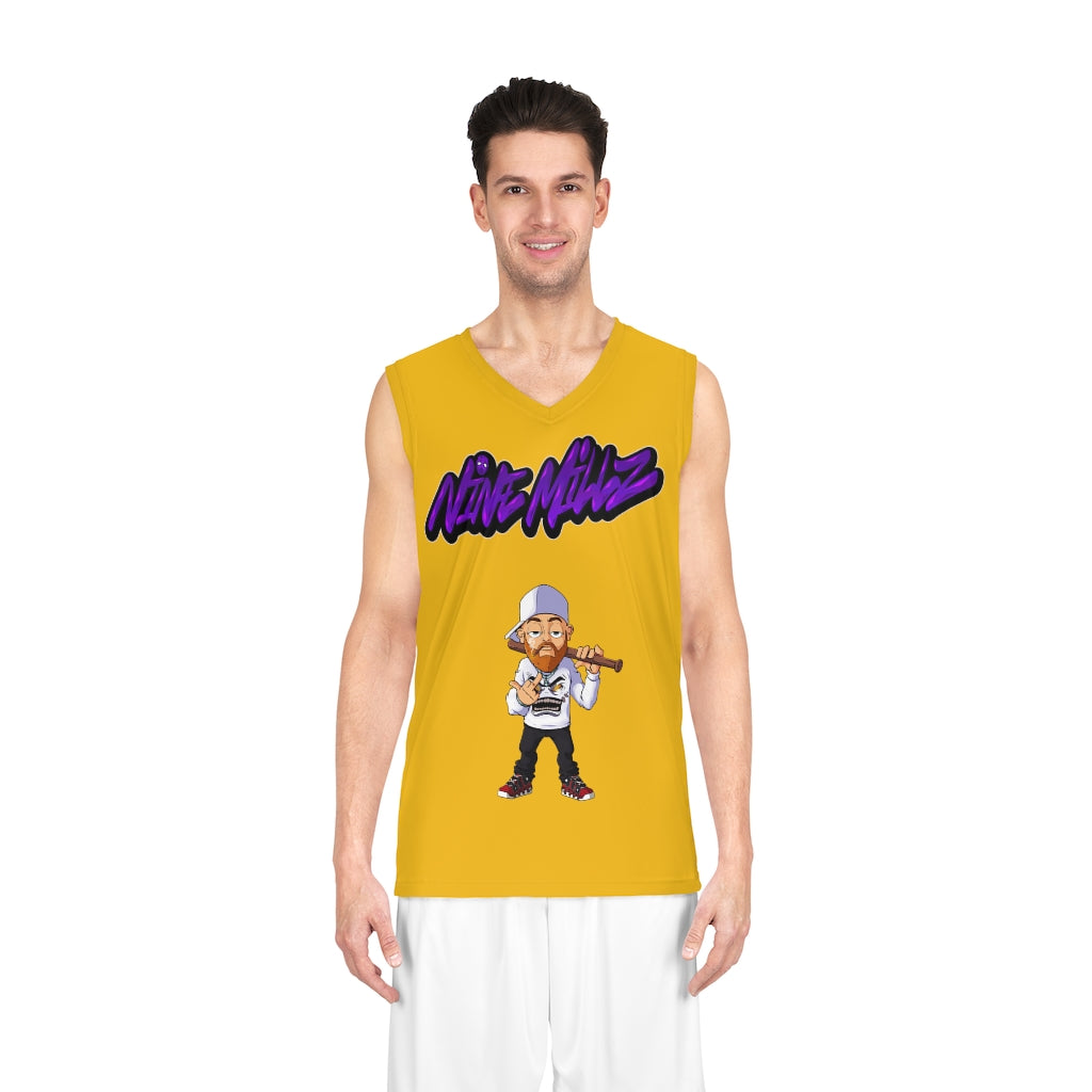Nine Millz MF Basketball Jersey (purple Font)