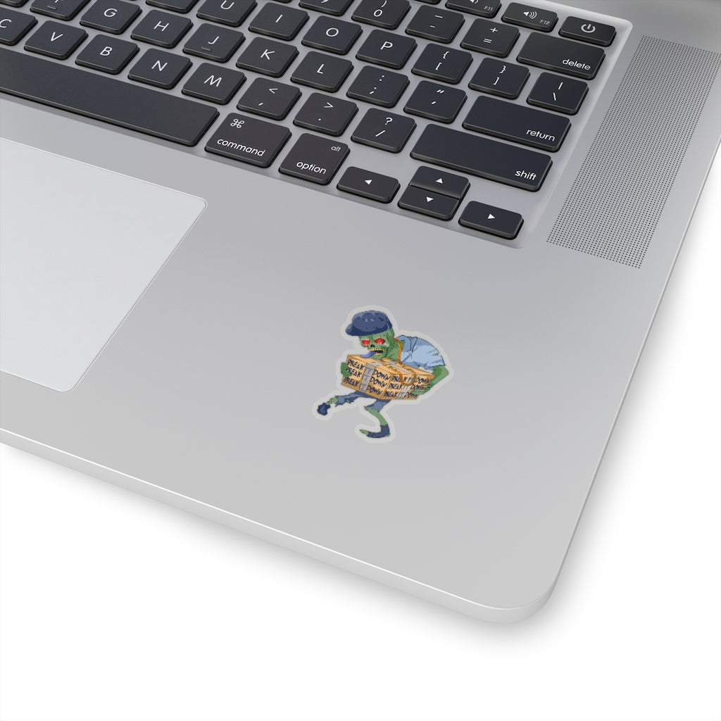 Break It Down Zombie Sticker