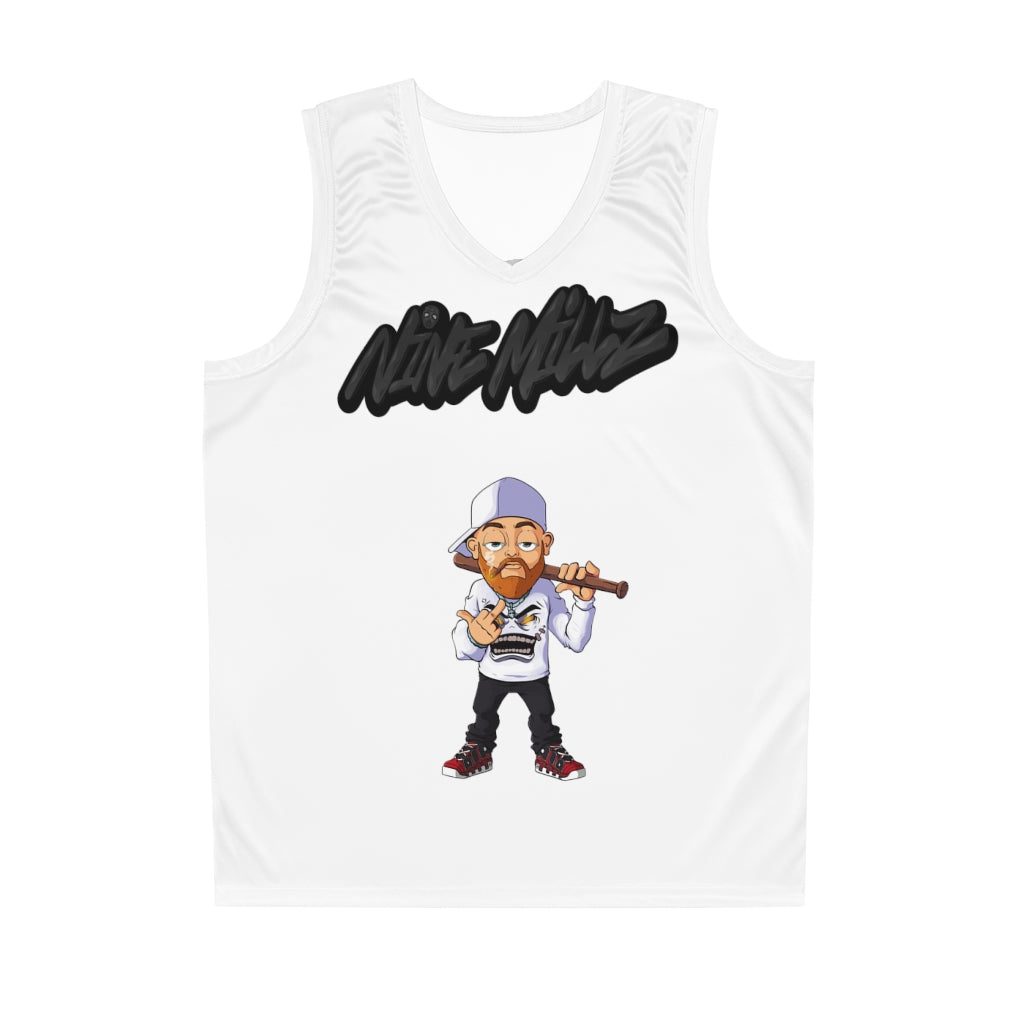 Nine Millz MF Basketball Jersey (Smokey Font)