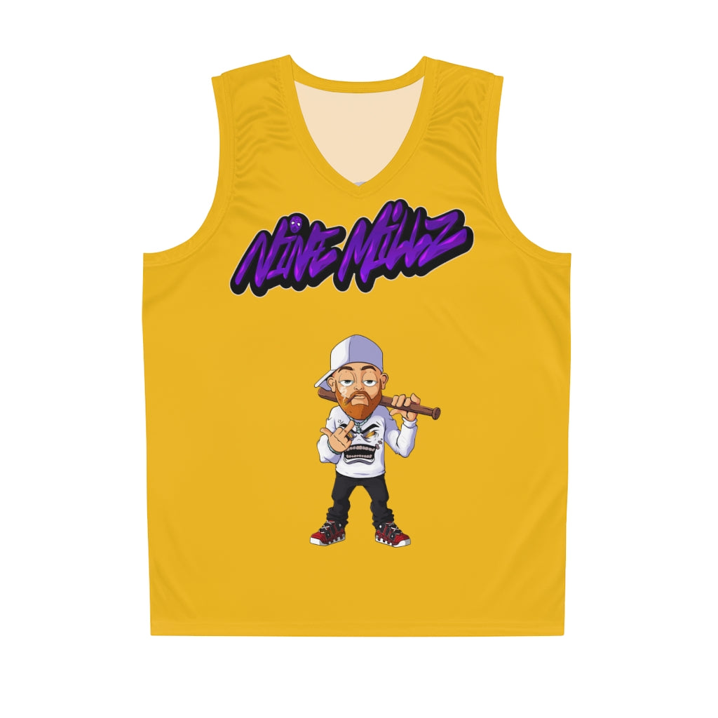 Nine Millz MF Basketball Jersey (purple Font)