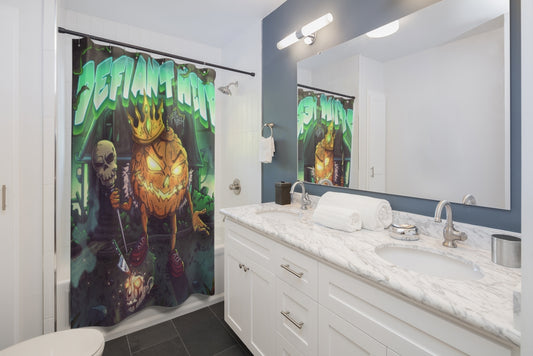 Defiant Heir "Killed That" Shower Curtain