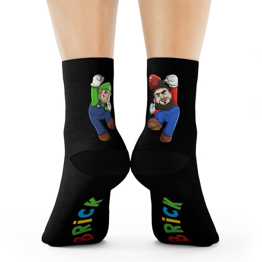 Official Defiant Bro's "BRICK" Crew Socks