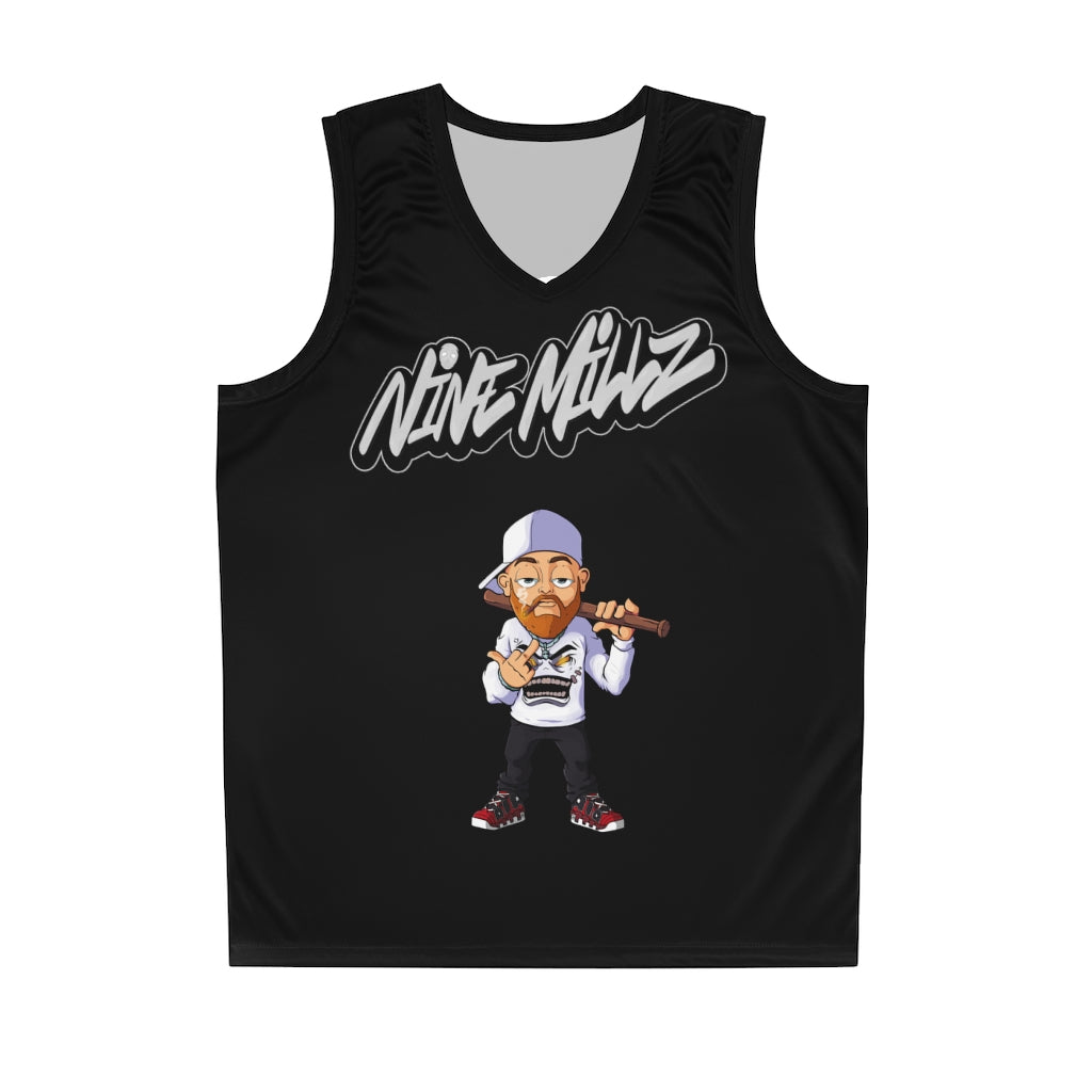 Nine Millz MF Basketball Jersey (grey Font)