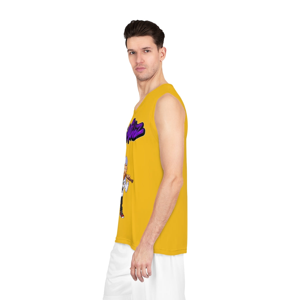 Nine Millz MF Basketball Jersey (purple Font)
