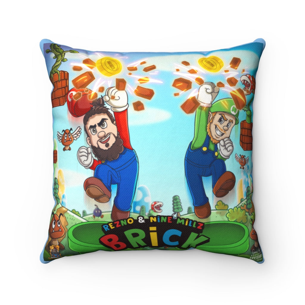 Nine Millz & Rezno "Brick" Cover Pillow