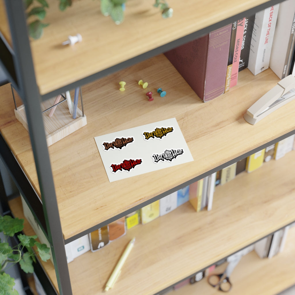 Defiant Heir Lettering Sticker Sheet (4 sticker pack)