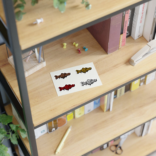 Defiant Heir Lettering Sticker Sheet (4 sticker pack)