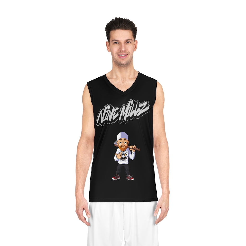 Nine Millz MF Basketball Jersey (grey Font)