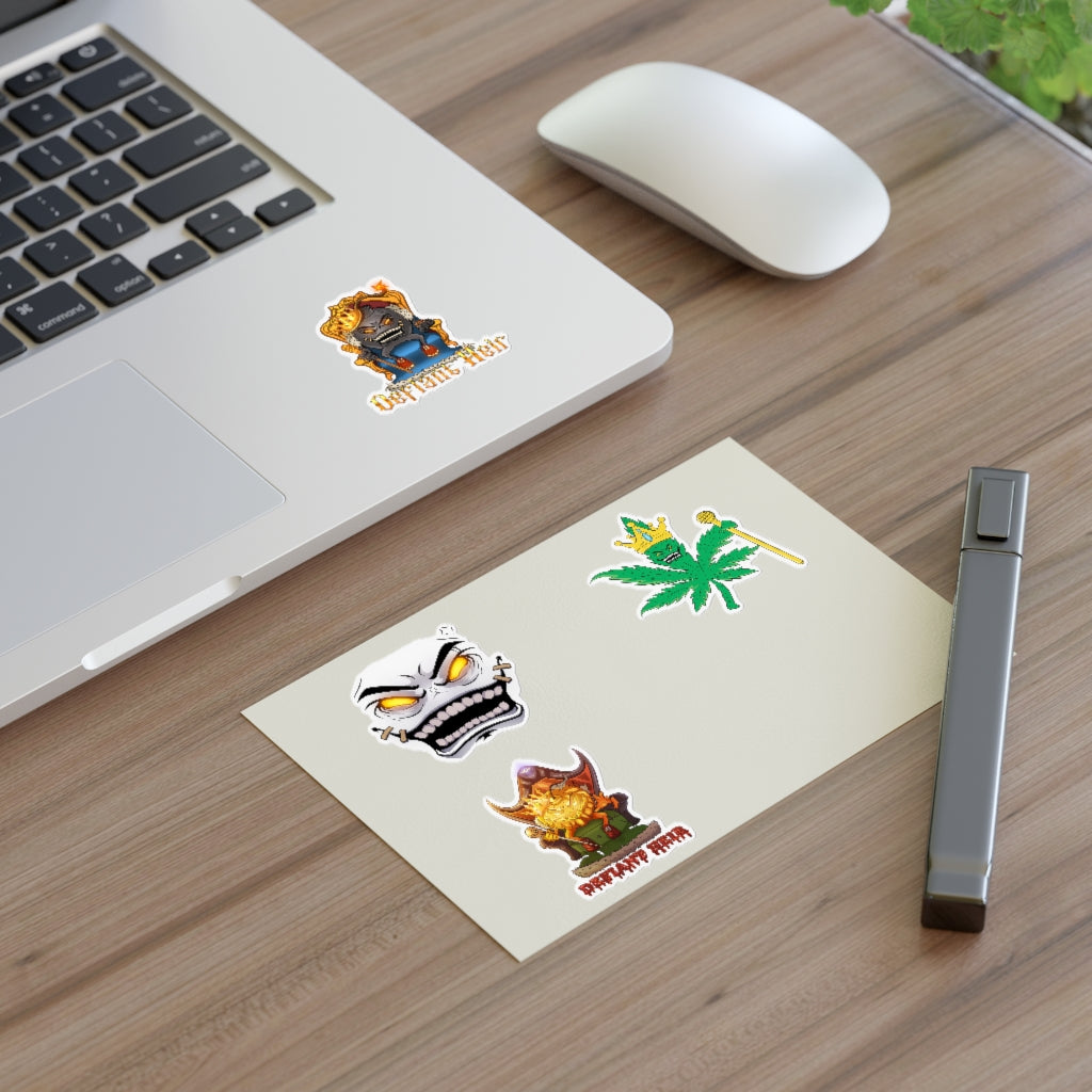Defiant Heir Sticker Sheet (4 stickers) Mascots Edition