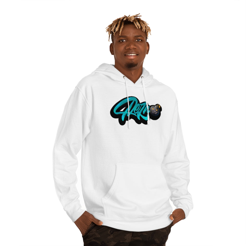 Official Rezno Blue Logo Hoodie (Front/Back)