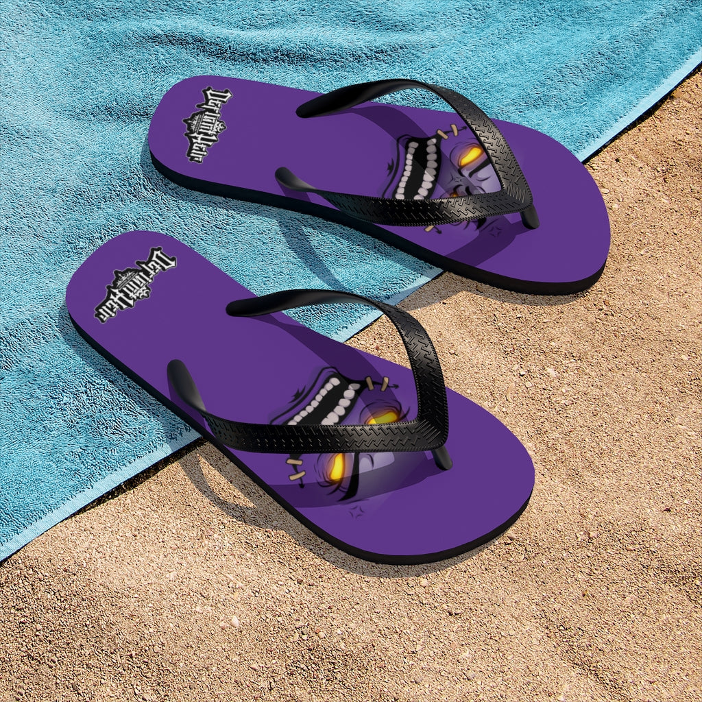 Defiant Heir Flip Flops Purple