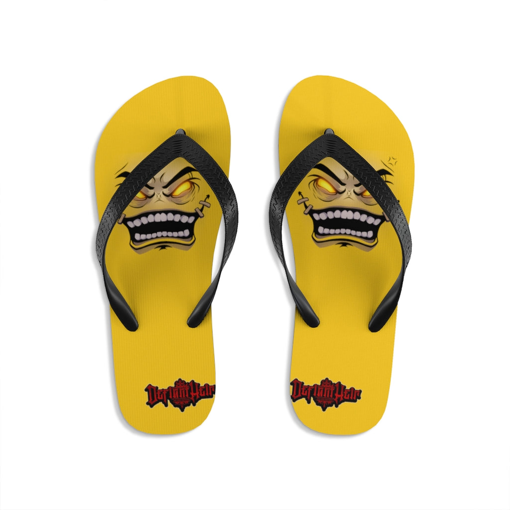 Official Defiant "Face Of Heir" Flip Flops