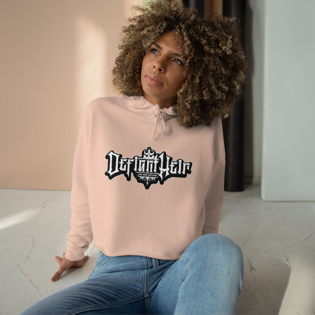 Official Defiant Heir "We Are Defiant" Women's Crop Hoodie