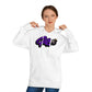 Official Rezno Purple Logo Hoodie (Front/Back)