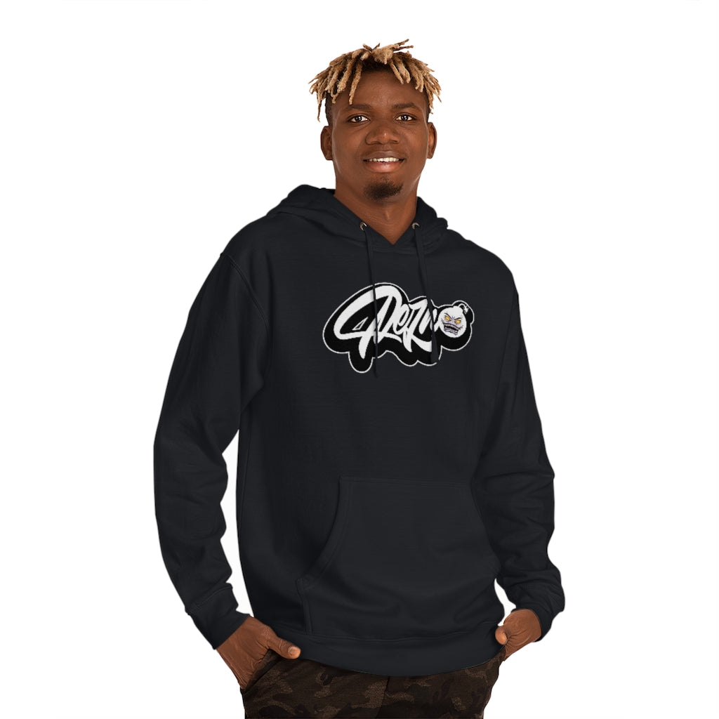 Official Rezno White Logo Hoodie (Front/Back)