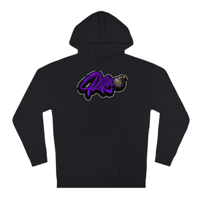 Official Rezno Purple Logo Hoodie (Front/Back)