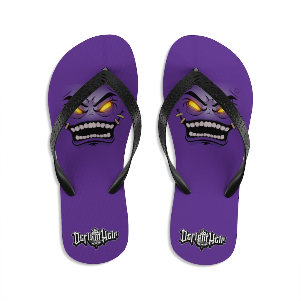 Defiant Heir Flip Flops Purple