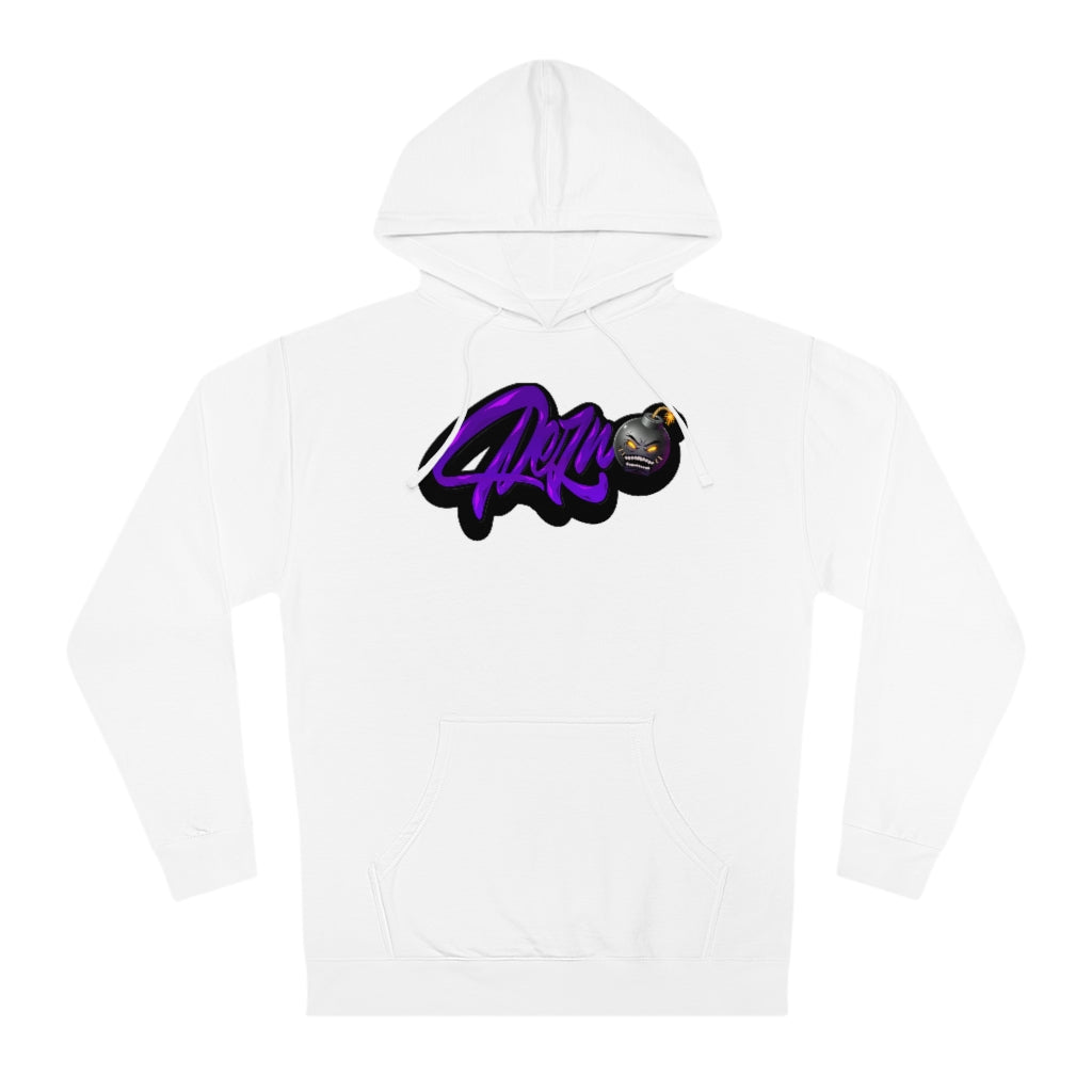 Official Rezno Purple Logo Hoodie (Front/Back)