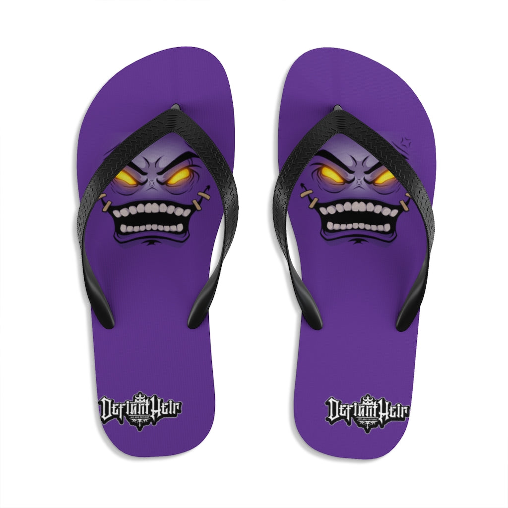 Defiant Heir Flip Flops Purple