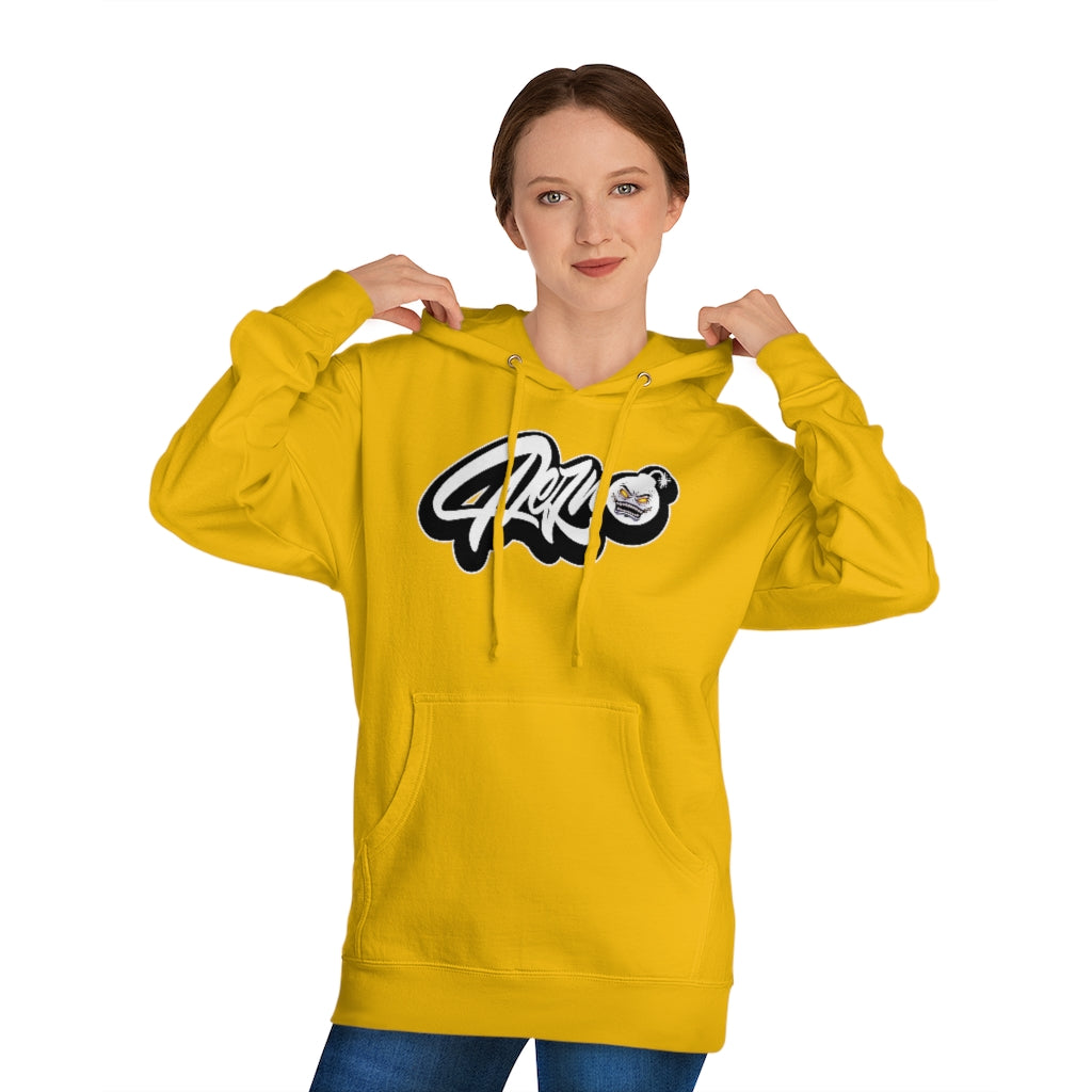 Official Rezno White Logo Hoodie (Front/Back)