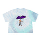 Nine Millz Middle Finger Women's Tie-Dye Crop Tee