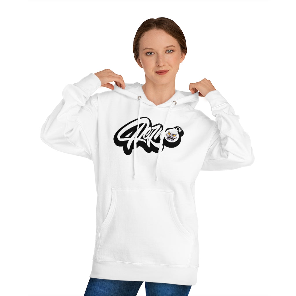 Official Rezno White Logo Hoodie (Front/Back)