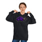 Official Rezno Purple Logo Hoodie (Front/Back)