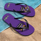 Defiant Heir Flip Flops Purple