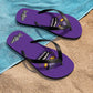 Defiant Heir Flip Flops Purple