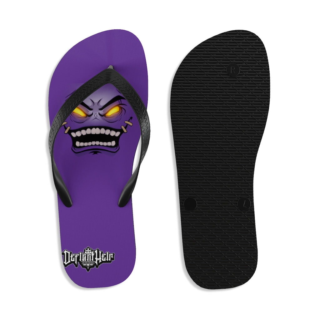 Defiant Heir Flip Flops Purple