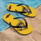 Official Defiant "Face Of Heir" Flip Flops