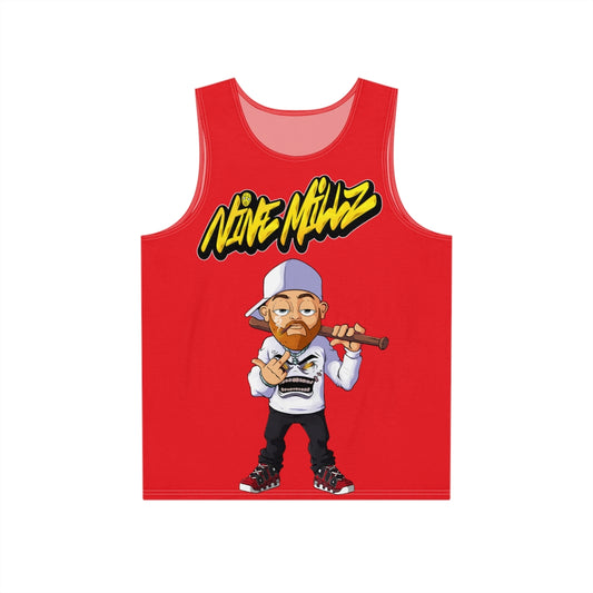 Nine Millz Middle Finger tank top (Yellow font)
