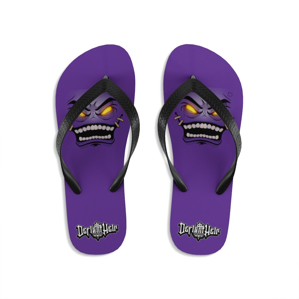 Defiant Heir Flip Flops Purple