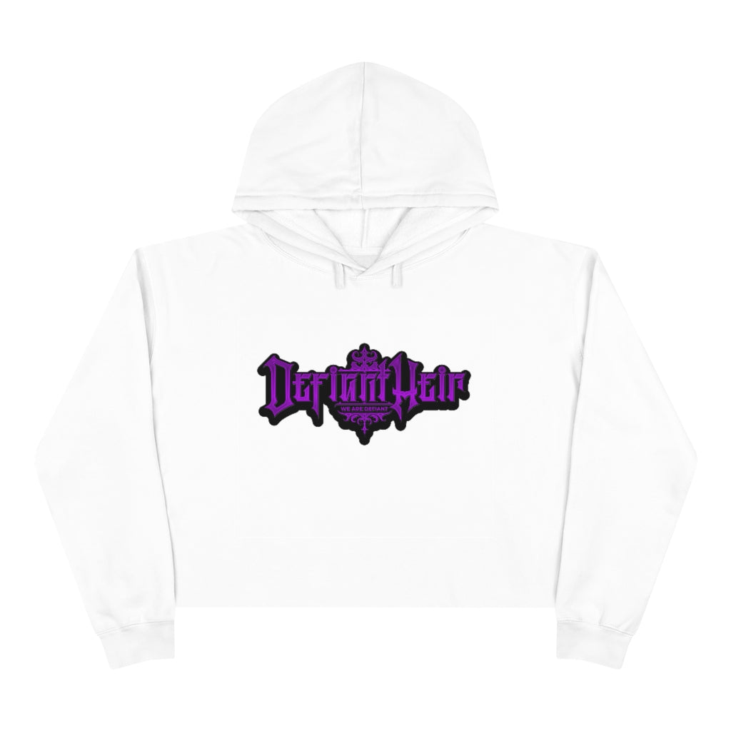 Official Defiant Heir "We Are Defiant" Women's Crop Hoodie